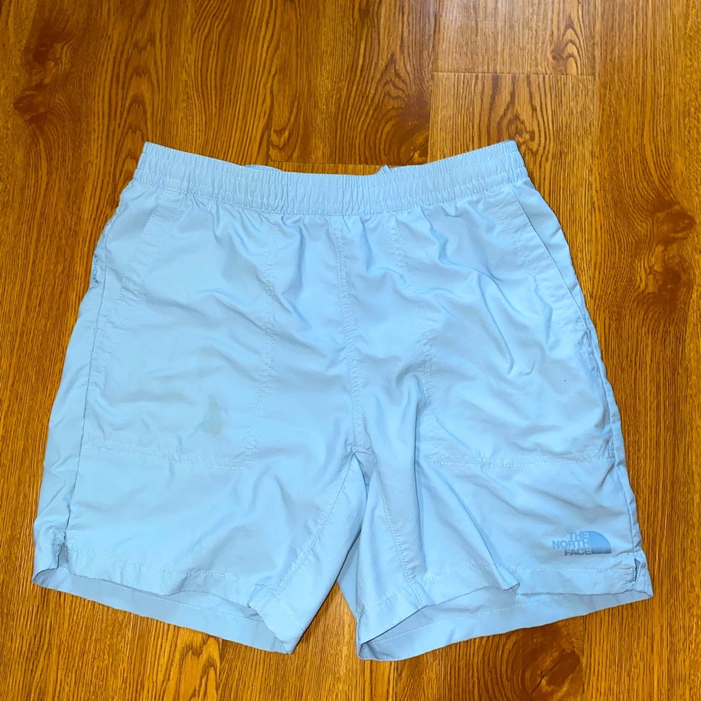 North face 6’’ inch inseam shorts. Could be a swim suit too